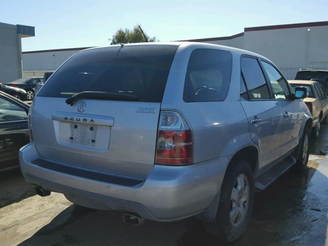 2HNYD18294H527808 - 2004 ACURA MDX SILVER photo 4