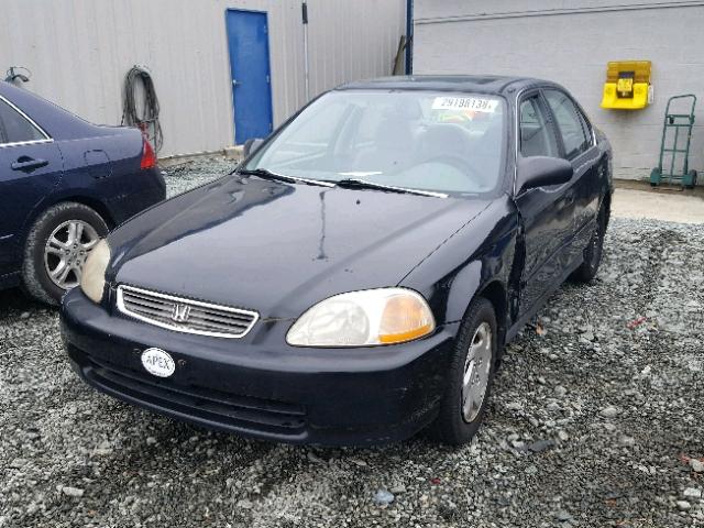 2HGEJ8644VH579056 - 1997 HONDA CIVIC EX შავი ფოტო 2