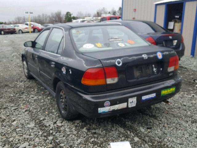 2HGEJ8644VH579056 - 1997 HONDA CIVIC EX შავი ფოტო 3