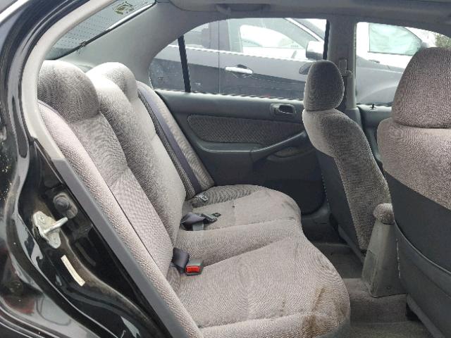 2HGEJ8644VH579056 - 1997 HONDA CIVIC EX შავი ფოტო 6