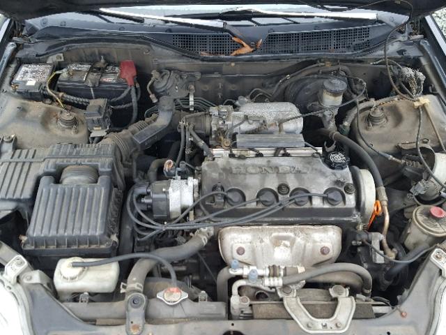 2HGEJ8644VH579056 - 1997 HONDA CIVIC EX შავი ფოტო 7