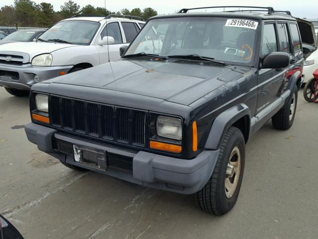 1J4FF48S9YL251996 - 2000 JEEP CHEROKEE S BLACK photo 2