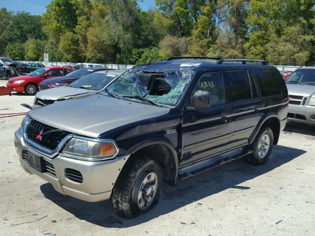 JA4LS21H72J059254 - 2002 MITSUBISHI MONTERO SP TWO TONE photo 2