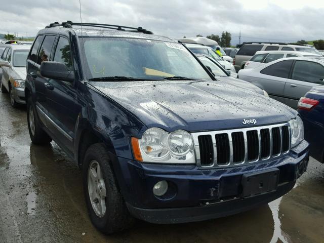 1J4HR58N85C522087 - 2005 JEEP GRAND CHER BLUE photo 1