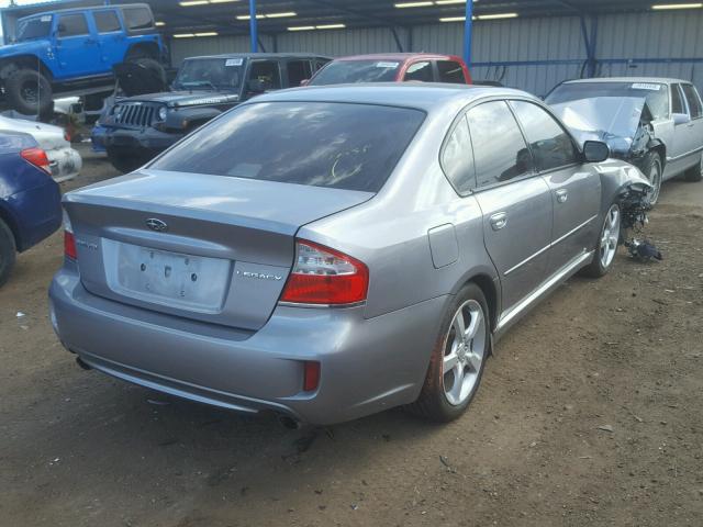 4S3BL616997227343 - 2009 SUBARU LEGACY 2.5 SILVER photo 4