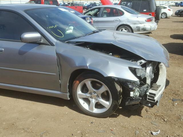 4S3BL616997227343 - 2009 SUBARU LEGACY 2.5 SILVER photo 9