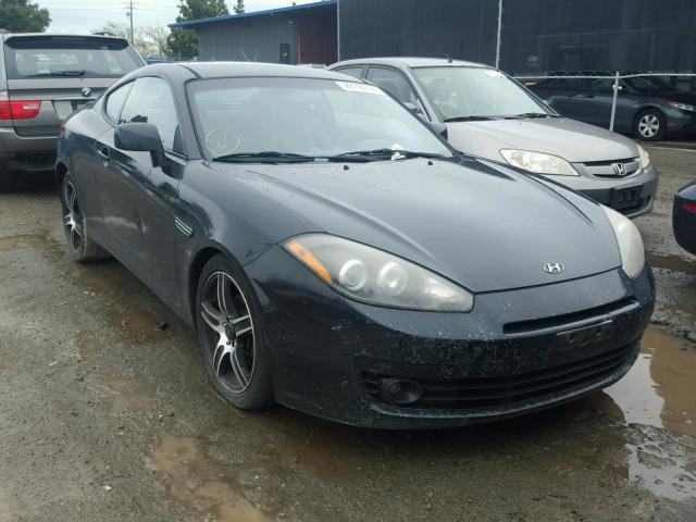 KMHHN66F78U268112 - 2008 HYUNDAI TIBURON GT BLACK photo 1