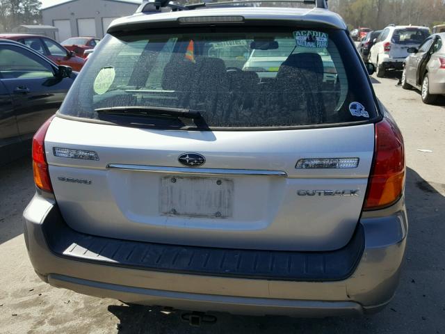 4S4BP61C267361306 - 2006 SUBARU LEGACY OUT SILVER photo 9