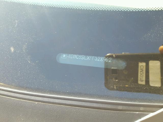 1G11C5SLXFF328962 - 2015 CHEVROLET MALIBU 1LT 奶油色 照片 10