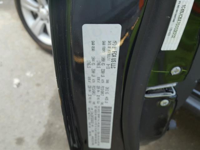 1C4NJCBA7GD536232 - 2016 JEEP COMPASS SP BLACK photo 10