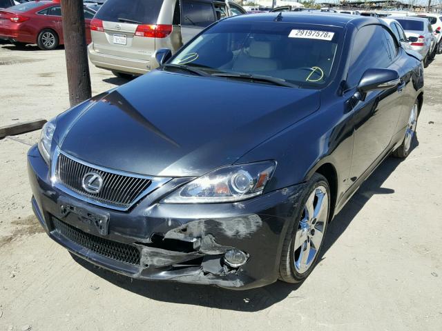 JTHFF2C27B2520994 - 2011 LEXUS IS 250 CHARCOAL photo 2