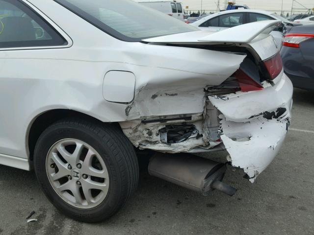 1HGCG22562A031426 - 2002 HONDA ACCORD EX WHITE photo 9