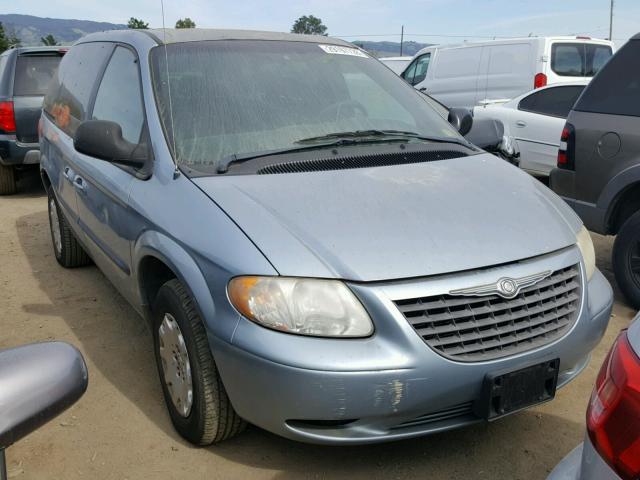 1C4GJ453X3B215982 - 2003 CHRYSLER VOYAGER LX BLUE photo 1