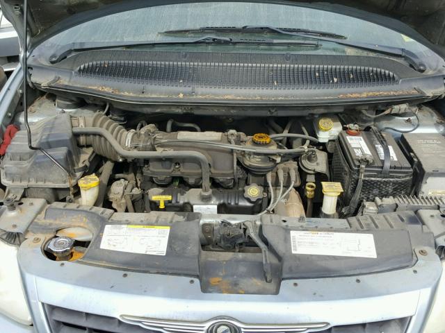 1C4GJ453X3B215982 - 2003 CHRYSLER VOYAGER LX BLUE photo 7