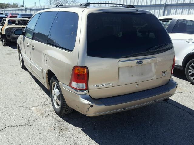 2FMZA5340YBC17358 - 2000 FORD WINDSTAR S GOLD photo 3