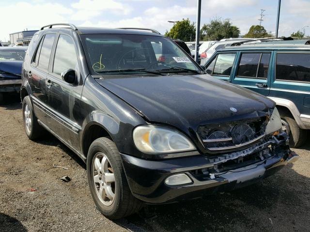 4JGAB57E93A427765 - 2003 MERCEDES-BENZ ML 350 BLACK photo 1