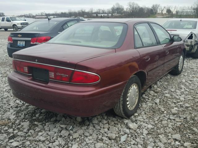 2G4WY55J8Y1225358 - 2000 BUICK CENTURY LI MAROON photo 4