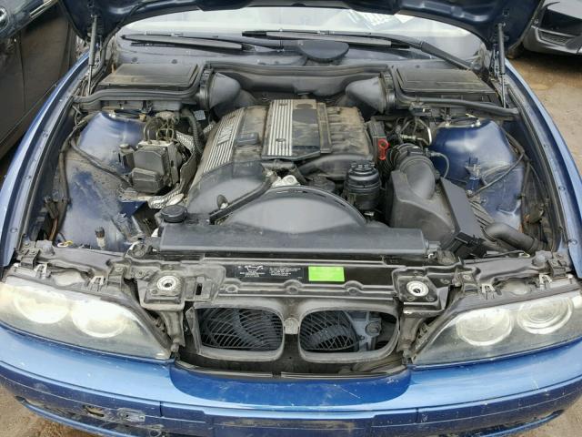 WBADT63401CF13887 - 2001 BMW 530 I AUTO BLUE photo 7