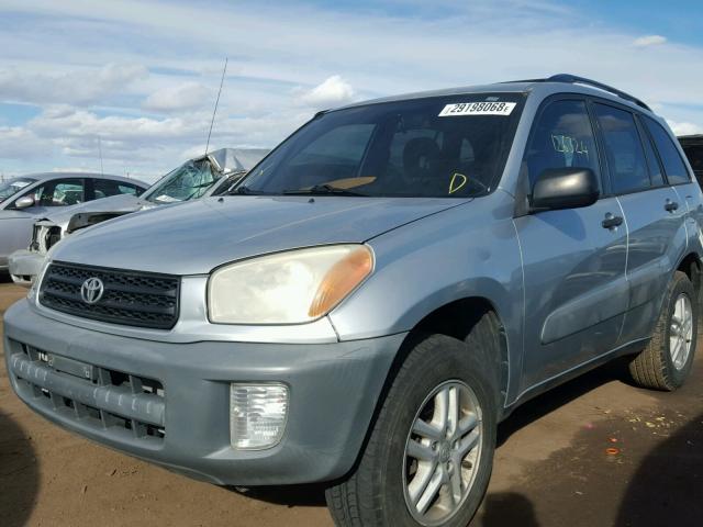 JTEHH20V110059302 - 2001 TOYOTA RAV4 SILVER photo 2