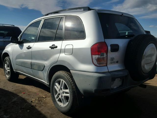 JTEHH20V110059302 - 2001 TOYOTA RAV4 SILVER photo 3