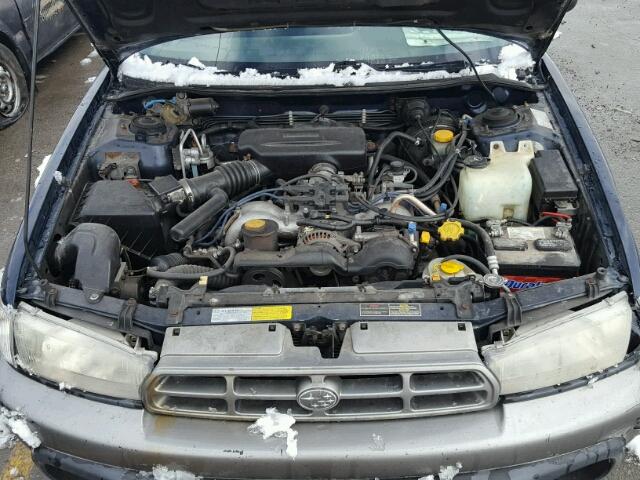 4S3BG6855X7627401 - 1999 SUBARU LEGACY OUT BLUE photo 7