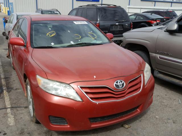 4T1BF3EK2BU581608 - 2011 TOYOTA CAMRY BASE RED photo 1