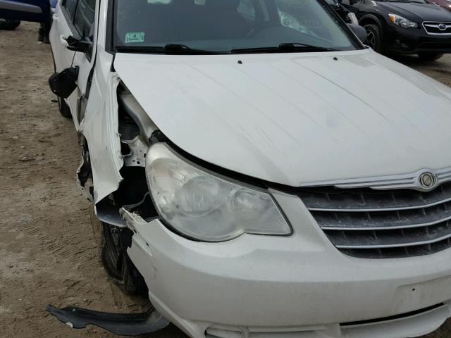 1C3LC46R88N279640 - 2008 CHRYSLER SEBRING LX WHITE photo 9