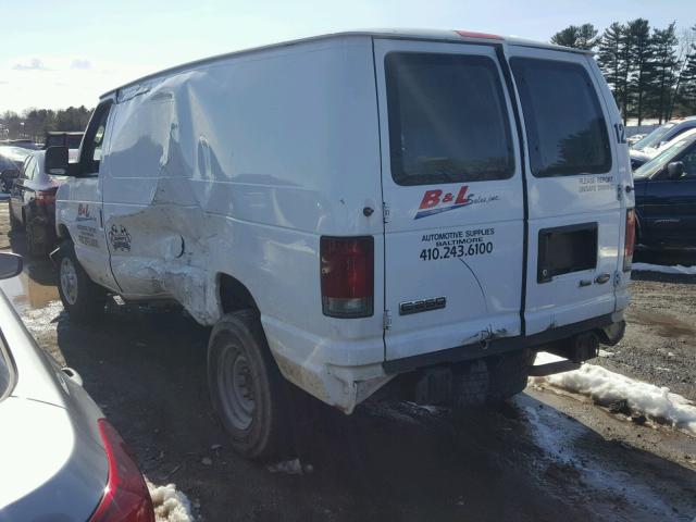 1FTNE24W99DA34123 - 2009 FORD ECONOLINE WHITE photo 3