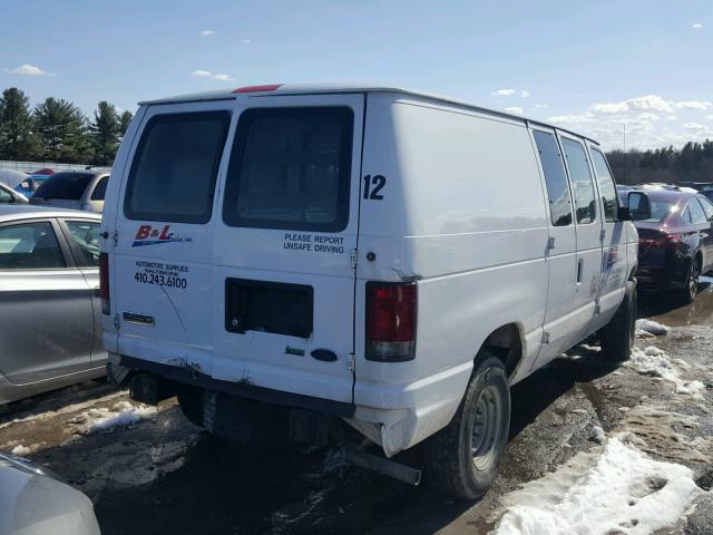 1FTNE24W99DA34123 - 2009 FORD ECONOLINE WHITE photo 4