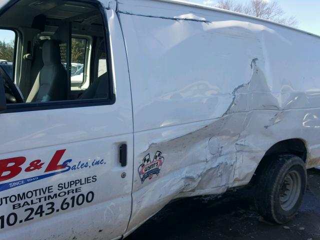 1FTNE24W99DA34123 - 2009 FORD ECONOLINE WHITE photo 9