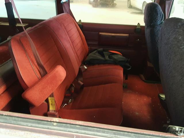 1GKDM19W2NB532319 - 1992 GMC SAFARI XT RED photo 6