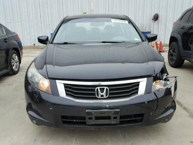 1HGCP26808A162686 - 2008 HONDA ACCORD EXL BLACK photo 9