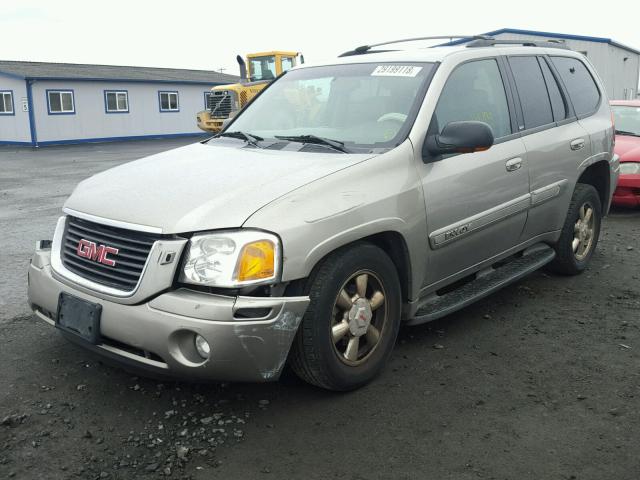 1GKDT13S022316554 - 2002 GMC ENVOY BEIGE photo 2