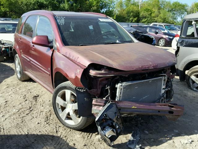 2CNDL537186036745 - 2008 CHEVROLET EQUINOX SP RED photo 1