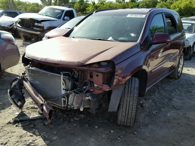 2CNDL537186036745 - 2008 CHEVROLET EQUINOX SP RED photo 2