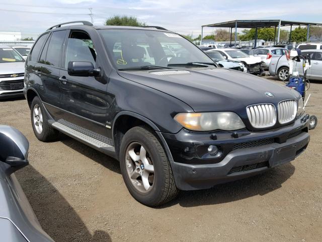 5UXFB53535LV14583 - 2005 BMW X5 4.4I BLACK photo 1