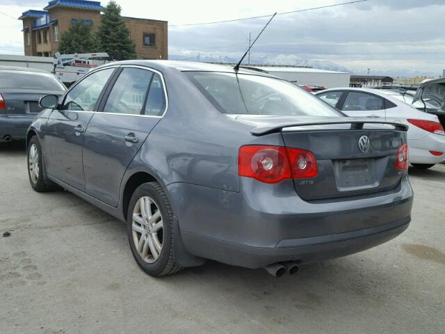 3VWEF81K07M061498 - 2007 VOLKSWAGEN JETTA WOLF GRAY photo 3