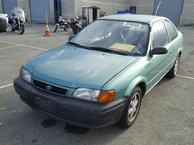 JT2EL55D6S0093222 - 1995 TOYOTA TERCEL STD GREEN photo 2