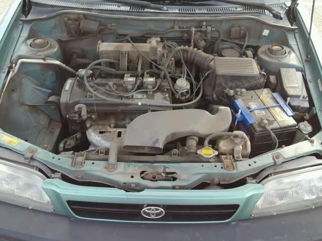 JT2EL55D6S0093222 - 1995 TOYOTA TERCEL STD GREEN photo 7