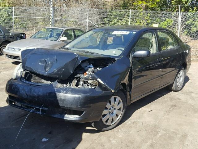 2T1BR32E23C152025 - 2003 TOYOTA COROLLA BLACK photo 2