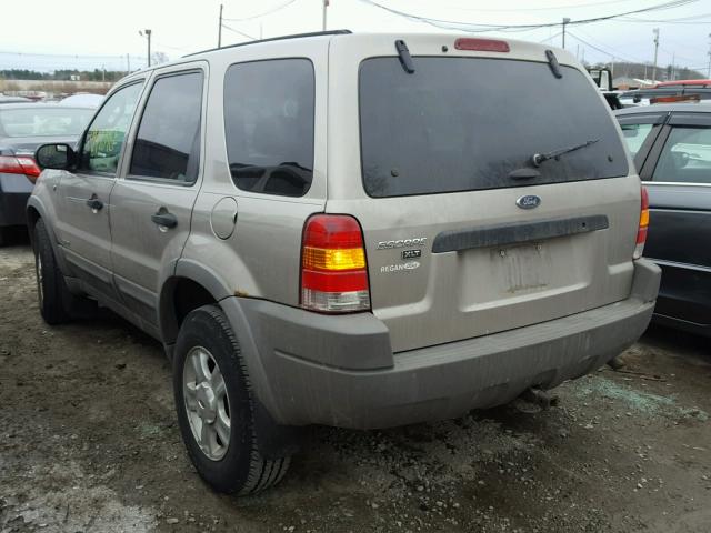 1FMYU04121KE78285 - 2001 FORD ESCAPE XLT GRAY photo 3