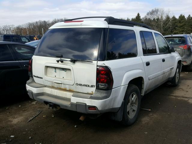 1GNET16S636113553 - 2003 CHEVROLET TRAILBLAZE WHITE photo 4