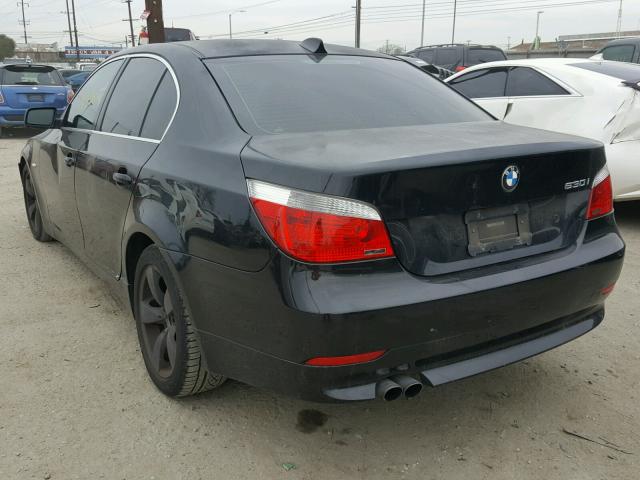 WBANA73565CR59408 - 2005 BMW 530 I BLACK photo 3