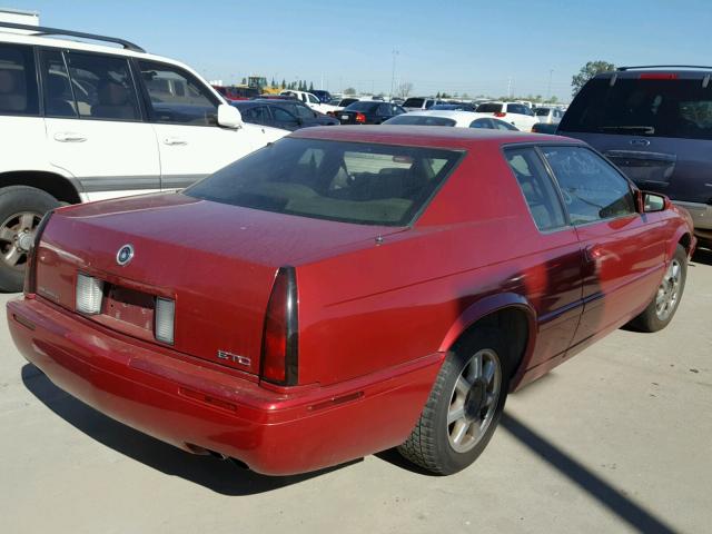 1G6ET12921B102651 - 2001 CADILLAC ELDORADO T RED photo 4