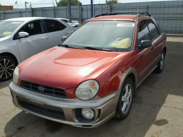 JF1GG68513H813209 - 2003 SUBARU IMPREZA OU RED photo 2