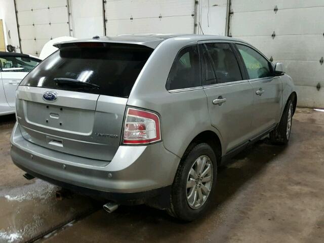 2FMDK39CX8BB34904 - 2008 FORD EDGE LIMIT SILVER photo 4