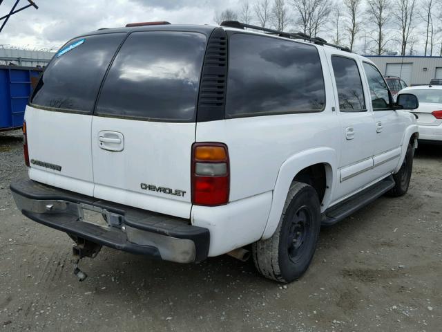 1GNFK16T61J225019 - 2001 CHEVROLET SUBURBAN K WHITE photo 4