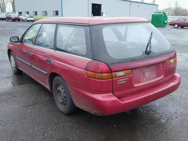 4S3BK4256V6316056 - 1997 SUBARU LEGACY BRI RED photo 3