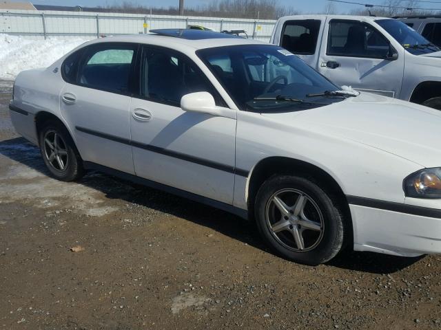 2G1WF52E439420054 - 2003 CHEVROLET IMPALA WHITE photo 9