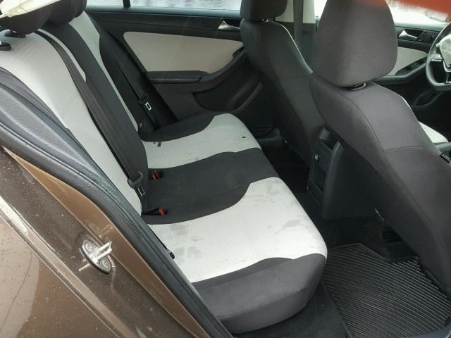 3VW2K7AJ0FM315208 - 2015 VOLKSWAGEN JETTA BASE 棕色 照片 6